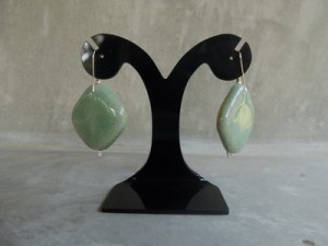 Celadon earrings