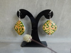 Celadon earrings