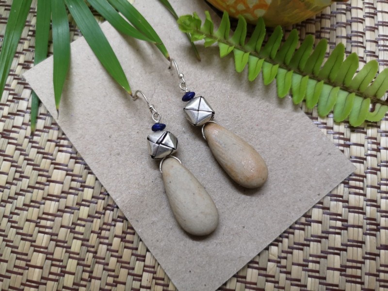 Celadon earrings