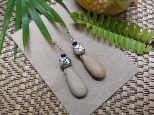 Celadon earrings