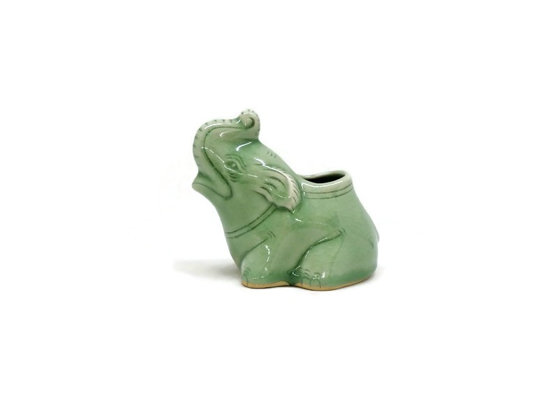 Small Celadon Elephant vase