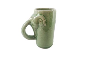 Elephant Beer Celadon Mug