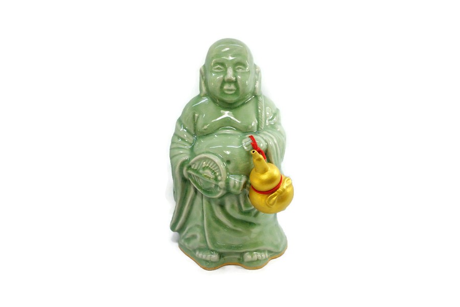 Happy Budha Green Celadon
