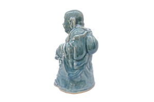 Blue Celadon Happy Budha