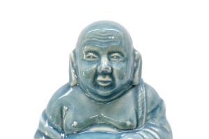 Blue Celadon Happy Budha
