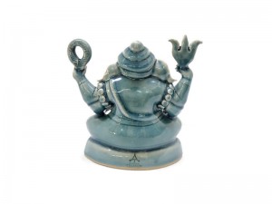 Blue Celadon Ganesha - S