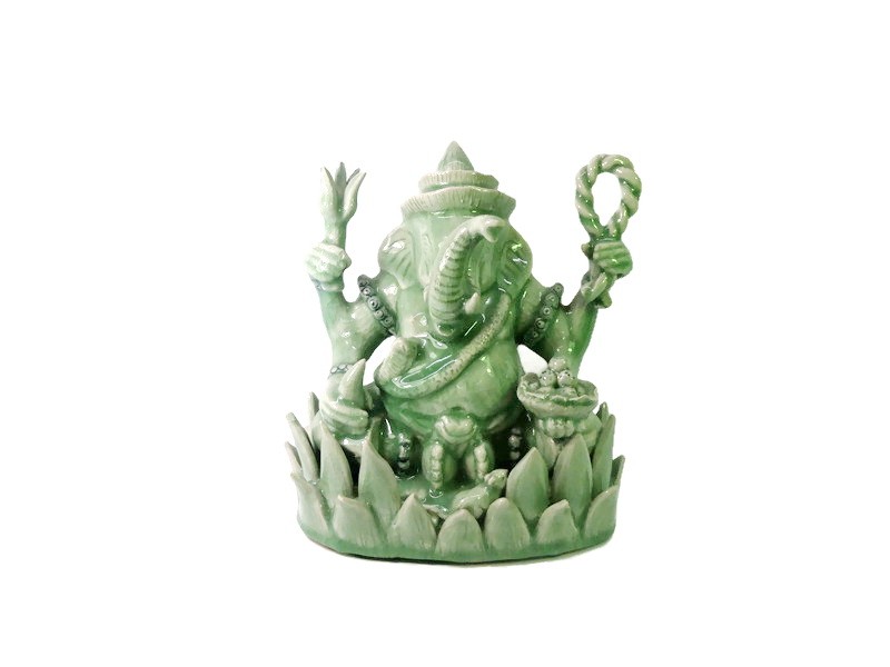 Celadon Ganesha - L Hand build