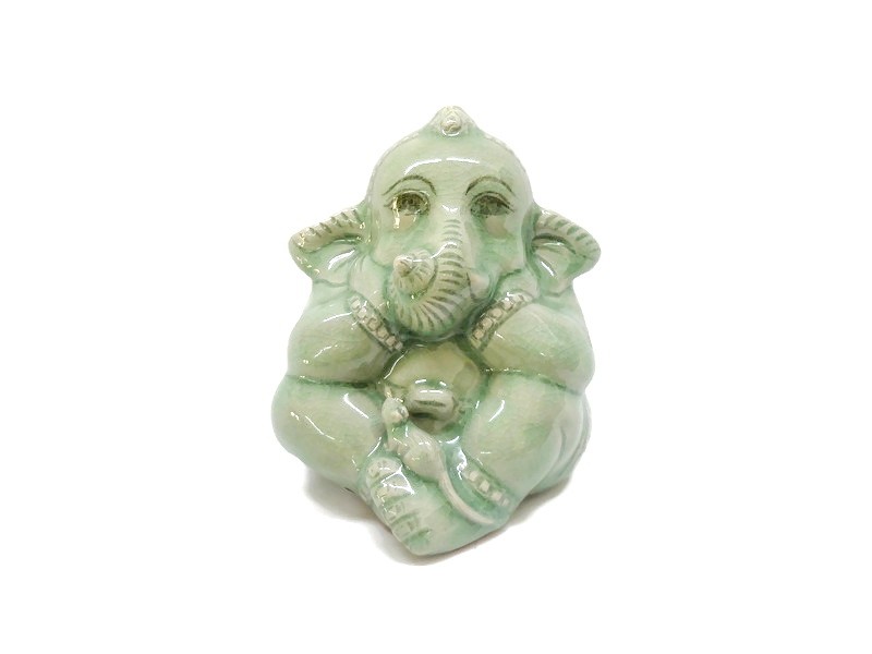 Celadon Baby Ganesha - M