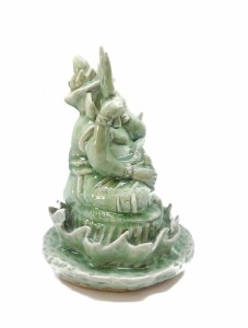 Celadon Ganesha - L Hand build