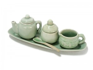 Celadon Mini Soy Sauce Cruet