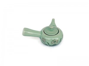 Celadon Tea Set Lotus Painted