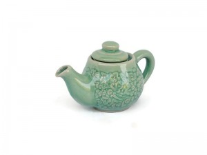 Tiny Celadon Tea Set