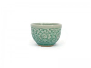 Tiny Celadon Tea Set