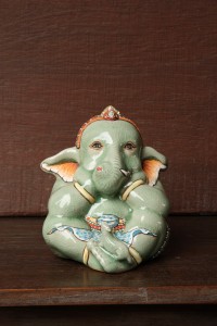 Large Ganesha Baby - Handpainted.