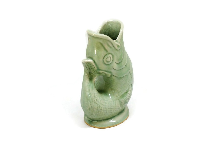 Celadon Fish vase