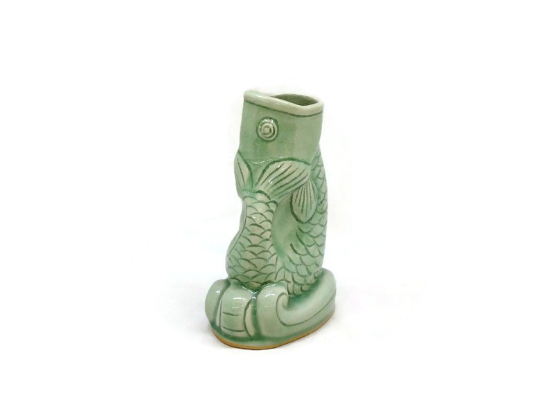 Celadon Fish Vase
