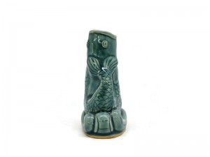 Blue Celadon Fish vase