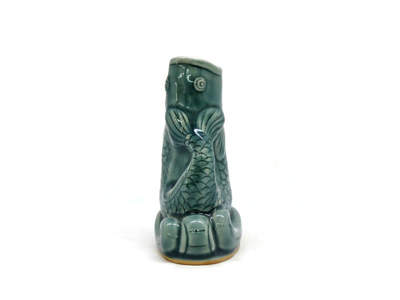 Blue Celadon Fish vase