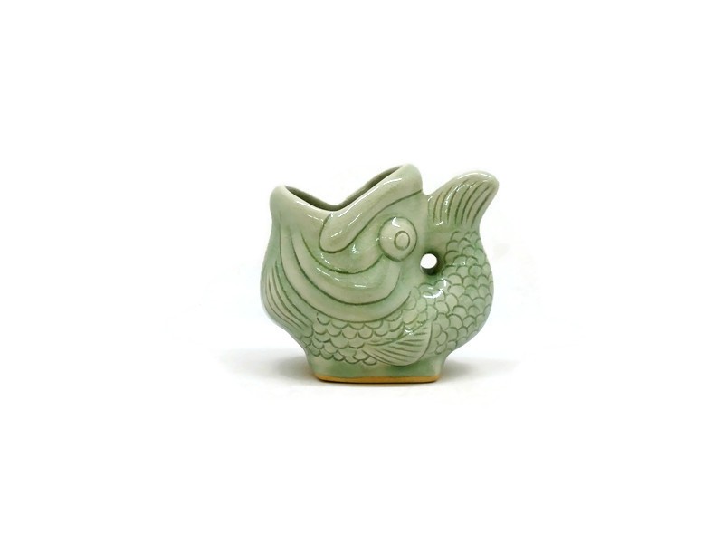 Celadon Fish vase