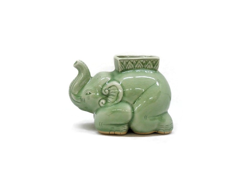 Celadon Elephant vase