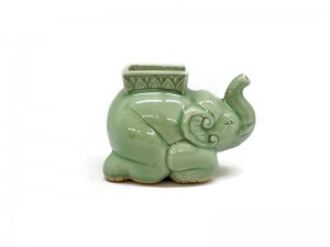 Celadon Elephant vase