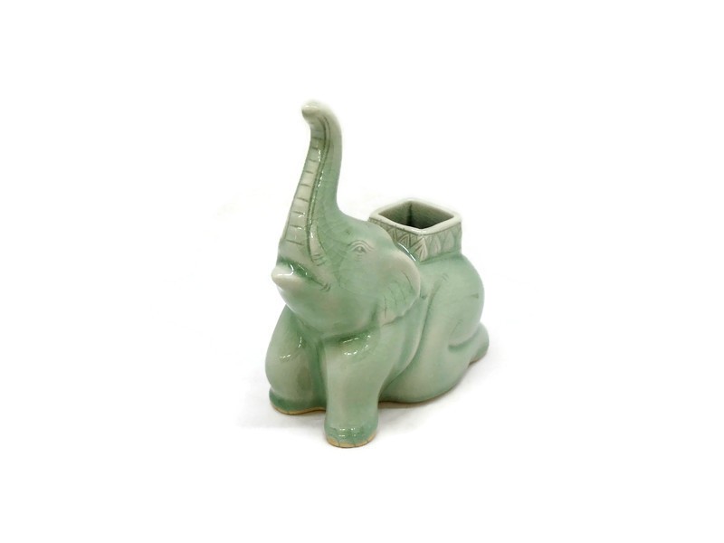 Celadon Elephant vase