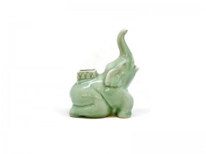 Celadon Elephant vase