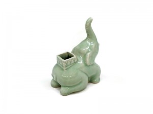 Celadon Elephant vase