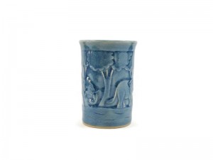 Elephant Junkle Tall Celadon Cup