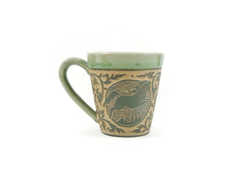Hand-Carved Zodiac Mug 