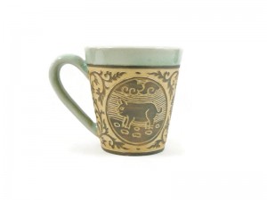 Hand-Carved Zodiac Mug 
