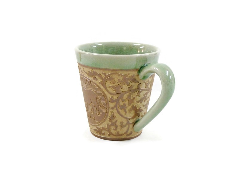 Hand-Carved Zodiac Mug 