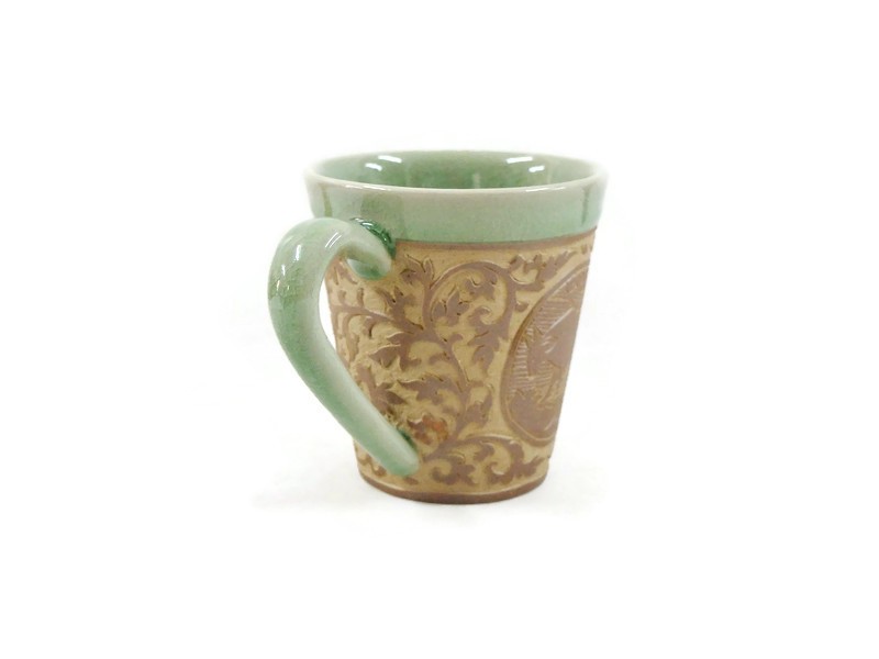 Hand-Carved Zodiac Mug 