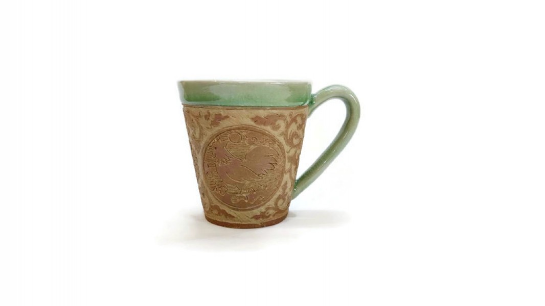 Hand-Carved Zodiac Mug 
