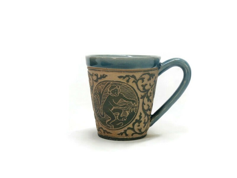 Hand-Carved Zodiac Mug 