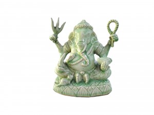 Ganesha พระพิศเนศวรศิลาดลสูง 7 นิ้ว