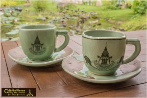 Square cup/saucer