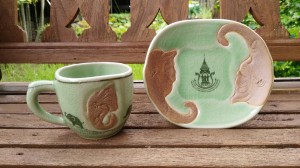Square cup/saucer