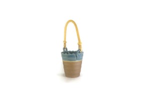 Celadon Basket - ตะกร้าศิลาดลเล็กหูหวาย