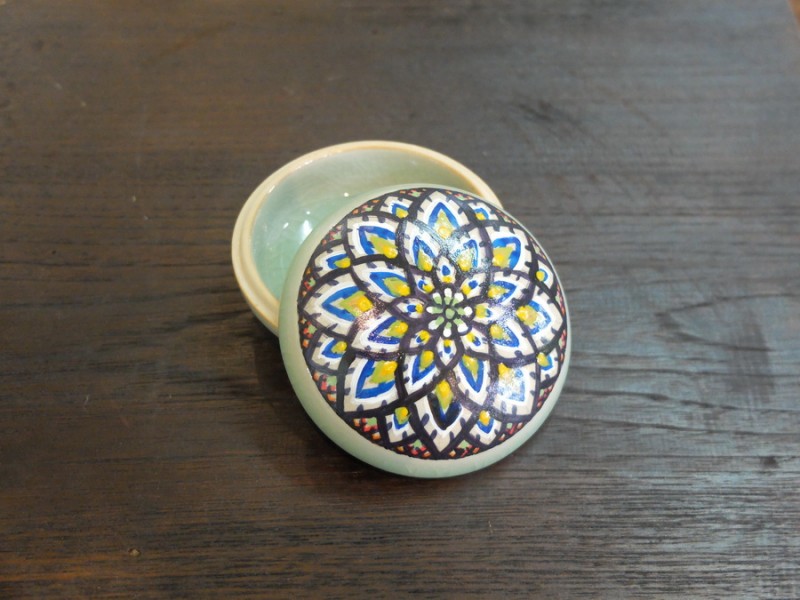 Small Jewelry Box ตลับเล็กศิลาดล เพ้นต์ลายคลาสสิค