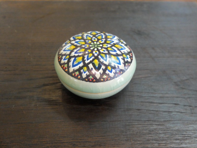 Small Jewelry Box ตลับเล็กศิลาดล เพ้นต์ลายคลาสสิค