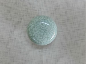 Large Round Box Light Green Pudtan flower