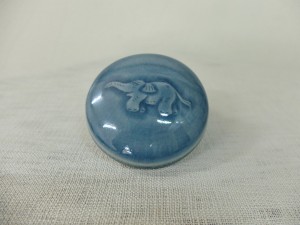 Small Tumbler Box Elephant Blue Celadon