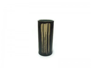 Tumbler Blue Celadon vase with coffee grounds design