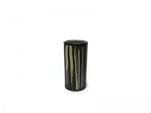 Tumbler Blue Celadon vase with coffee grounds design
