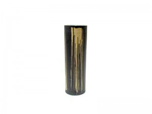 TUMBLER BLUE CELADON VASE with Coffee Grounds Design