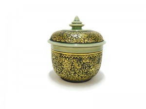 Celadon Lacquer Pot