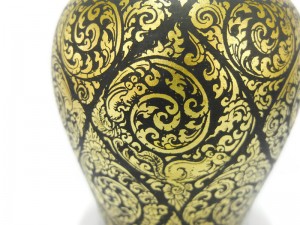 Celadon Lacquer Pot