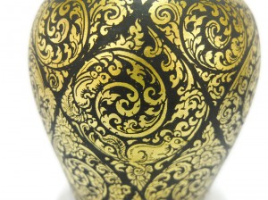 Celadon Lacquer Pot