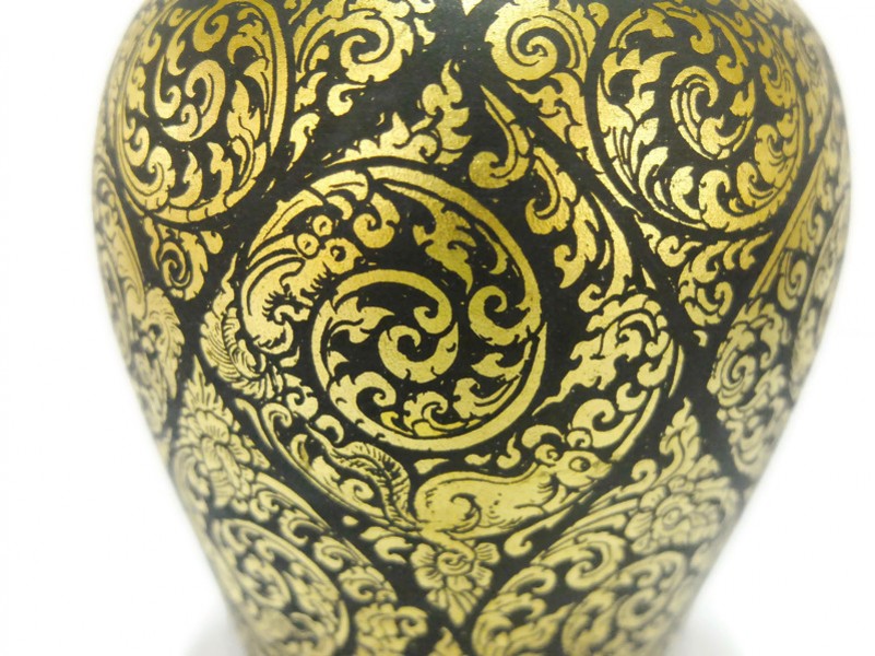 Celadon Lacquer Pot
